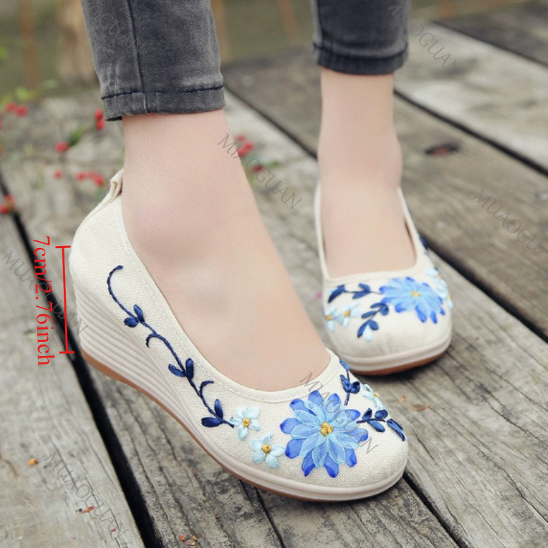 İşlemeli Kadın Konforlu Platfo - Ethnic Fashion Women incelemesi ve fiyatı